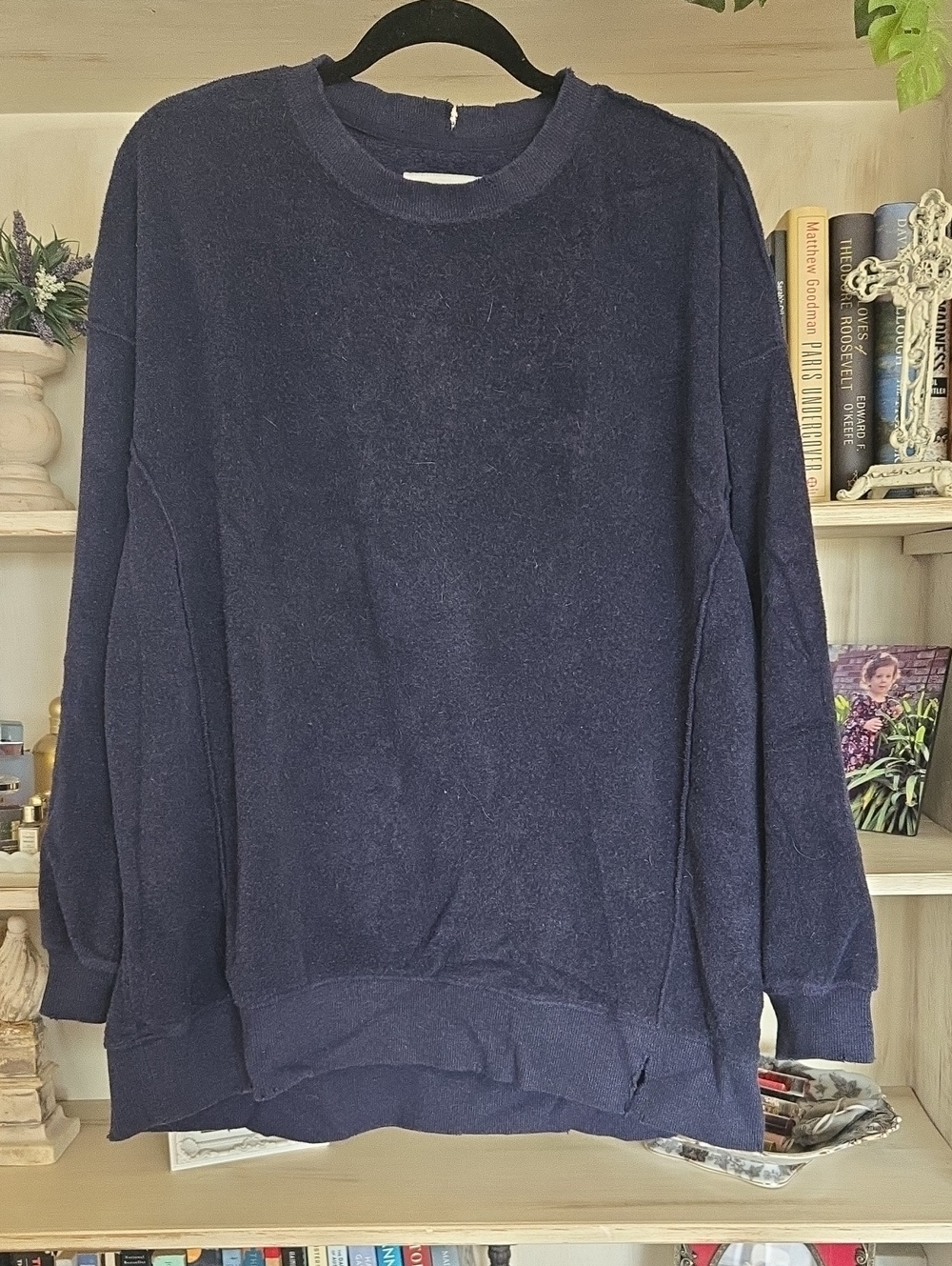 aerie Navy Pullover Sweatshirt